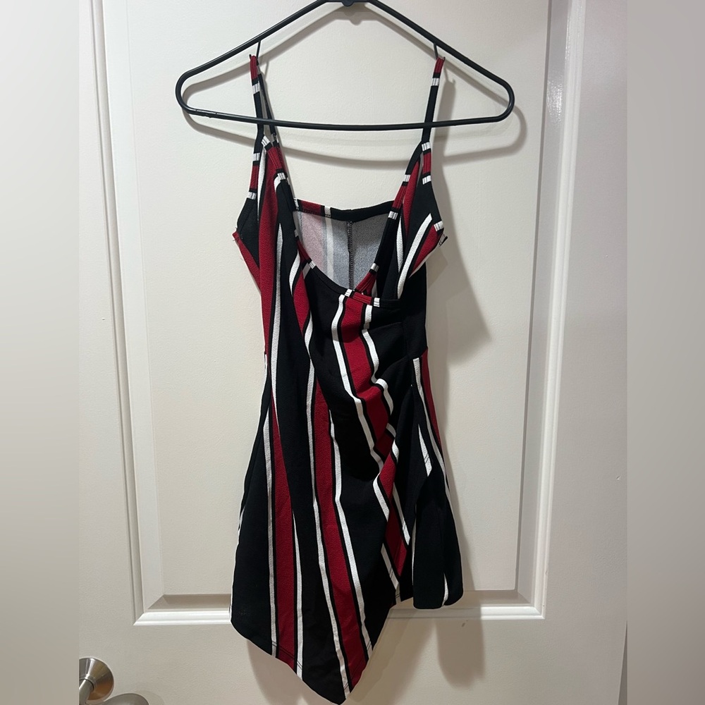 Club S/M Striped Black and Red Women's Dress